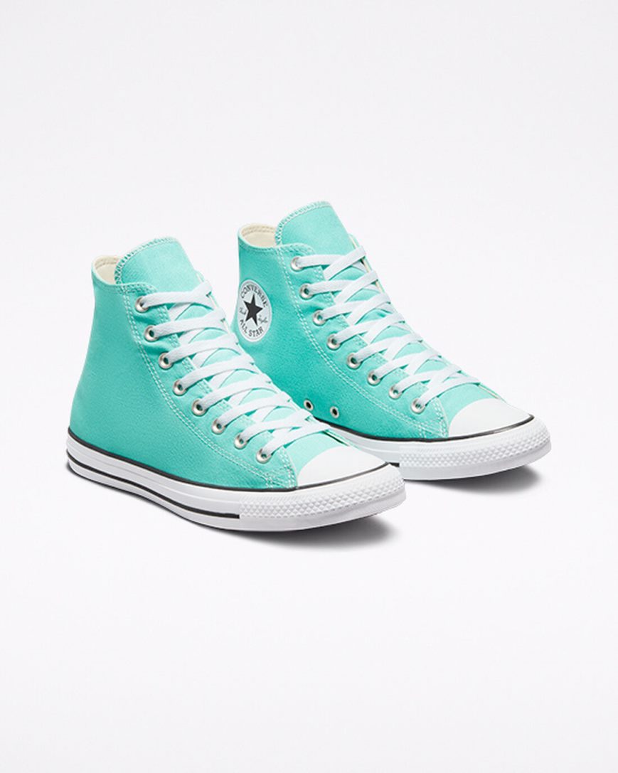 Tenis Converse Chuck Taylor All Star Seasonal Color Cano Alto Masculino Luz Turquesa | PT U040315